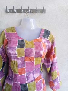 Multicoloured Cotton Suit