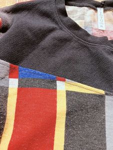 Colorful Patterned Long Sleeve Top