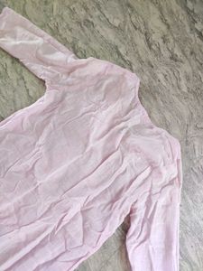 Pink Embroidered Tunic Kurti