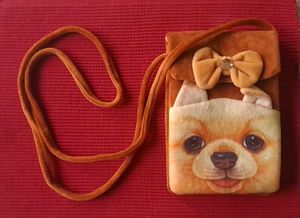 Cute Dog Sling Bag + Keychain Freebie!