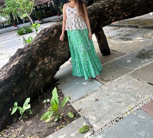 Floral Print Skirt