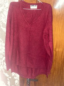 Korean Oversized High Low Sweater For Women/Girls