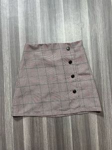 Plaid Mini Skirt