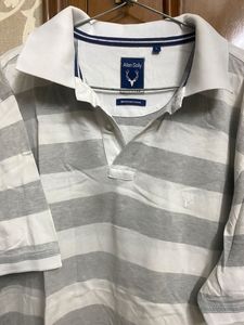 Allen Solly Pure Cotton Stripped T-shirt For Men