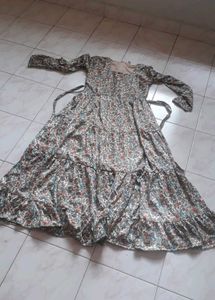 SEMI CASUAL WESTERN PRINTED GOWN