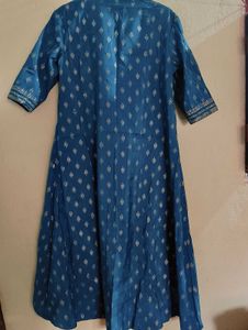 Block Print A-line Kurta
