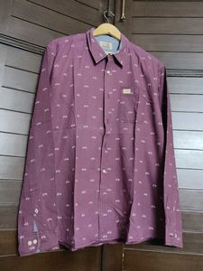 North Coast Men Maroon Printed Shirt