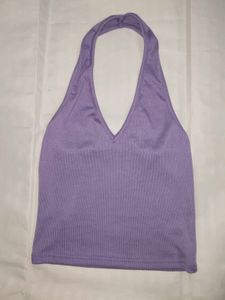 Lavender Halter Top (CN)