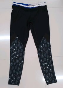 Black Printed Leggings