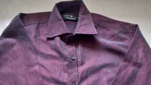 PROVOGUE shirt - Shaded burgundy &amp; purple