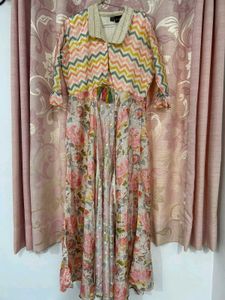 Pink Bandhani Skirt