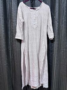 White Embroidered Kurti
