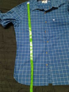 Check Blue Shirt For Men