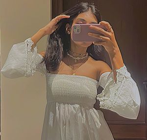White Off-Shoulder Lace Dress