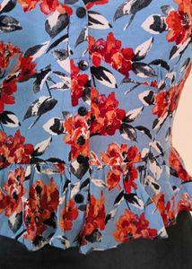 Zara Floral Blouse