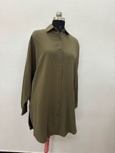 Olive Green Oversized Shirt