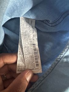 Zara Man Denim Shirt  Button Down