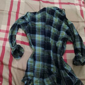 Hooded Blue Plaid Flannel