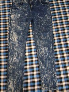 Acid Wash Denim Jeans