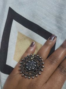 Statement Mandala Ring