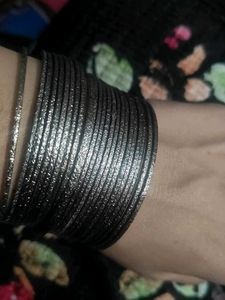 Silver Bangles Set