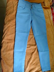 Blue High Waisted Jeans