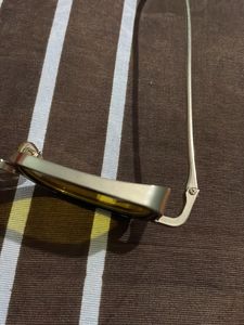 Pure Metal Frame , Yellow Square Glass A+ Quality , Like New