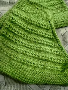 Green Knit Socks