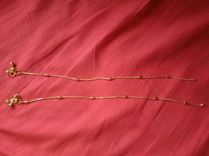 Gold Tone Payal( Impon)