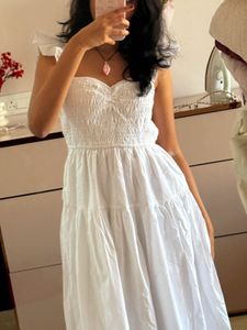 Pinterest white flowy long dress