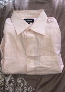 Peach Formal Shirt For Men