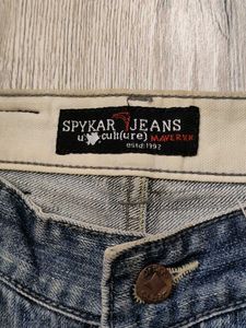 Sc9896 Spykar Beggy Bootcut Jeans Waist 32
