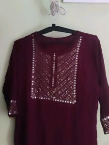 Good Condition Purple Kurta