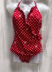 Red Polka Dot Swimsuit