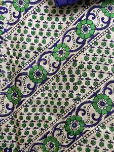 Printed Saree With Stitched Blouse