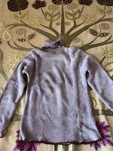 Partywear Sweater High neck For Women