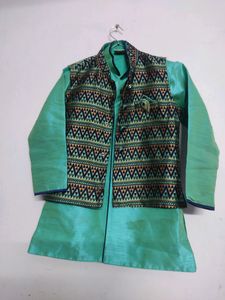 Dhori kurta With Jacket And Free Pajama
