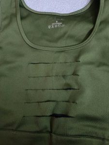 Olive Colour Designer Workout Bra By Clovia