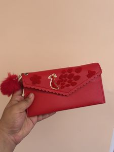 Red Wallet For Womens