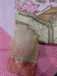 Heavy Net Chiffon Saree + blouse