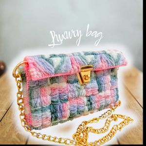 Pastel Crochet Sling Bag