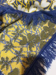 Stylish Blue Poncho For Girls
