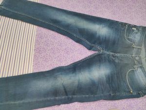 Classic Slim Fit Blue Denim Jeans.