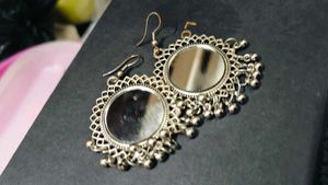 Boho Mirror Drop Earrings