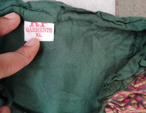 Green Kurta For Women With Attach Jacket