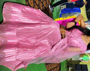 Beautiful Sider Lahenga For Bridesmaid