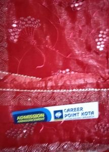 Vintage Metallic Scarf Saree