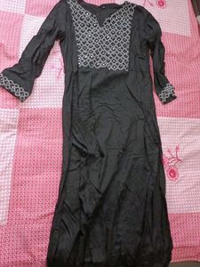 Elegant Black Kurta