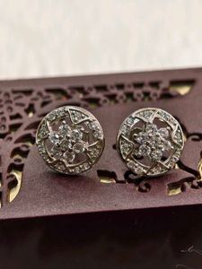 Sparkling 925 Silver Sterling Earrings