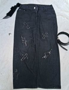 Y2k Cross ✝️ Baggy Jeans👖 (UNISEX)